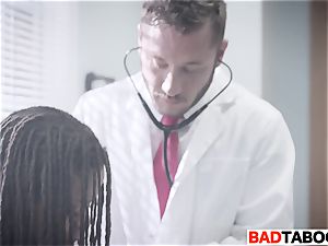 doctor PERFORMS demeaning TESTS ON Dark teenager