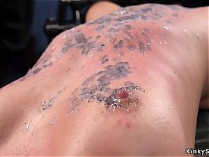 sandy-haired whore gets waxed and cropped