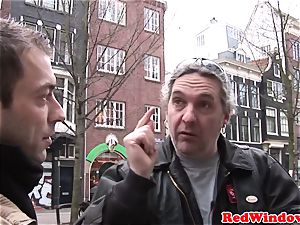 Doggystyled amsterdam call girl screws tourist